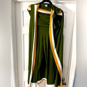 Discreet 3 Piece Pant Top and Long Cover Up